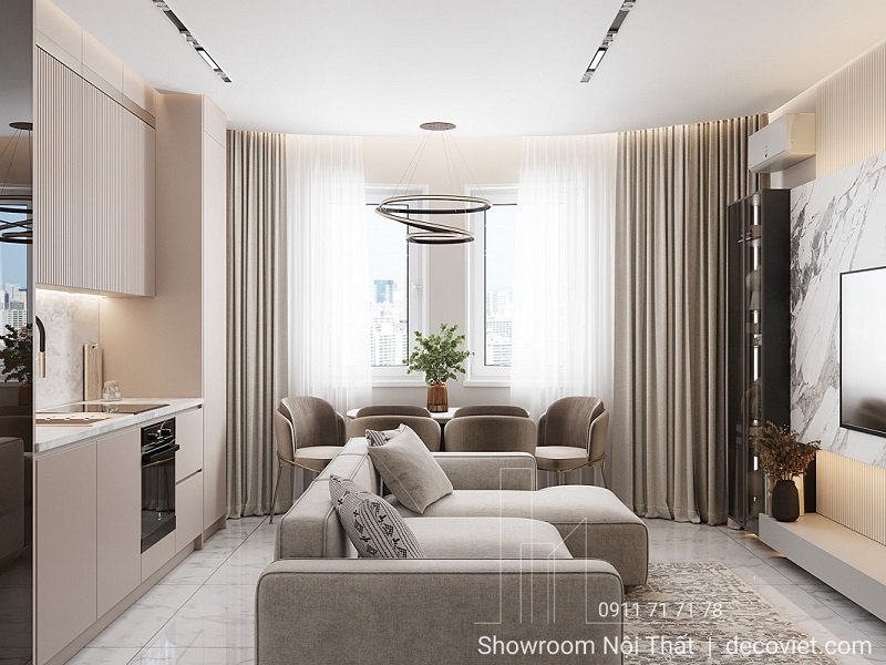 thiết kế nội thất phòng khách
