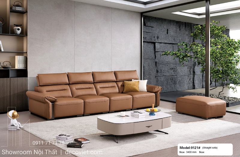 ghế sofa da bò thiết kế theo yêu cầu tại nhà decor