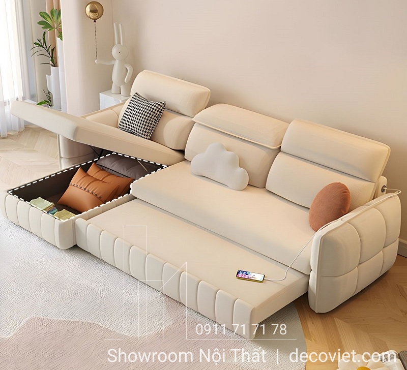 sofa giường phòng làm việc kết hợp nghỉ ngơi tiện lợi