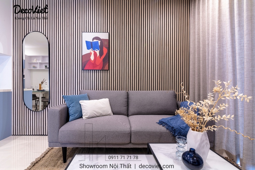 thi công nội thất căn hộ gỗ An Cường