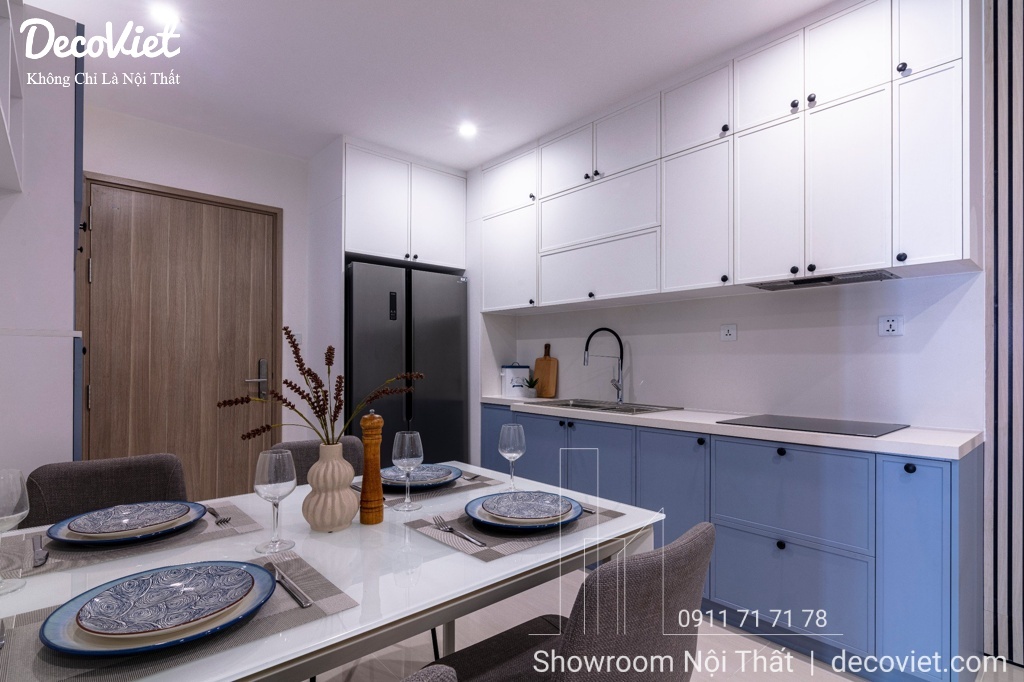 thi công nội thất căn hộ gỗ An Cường