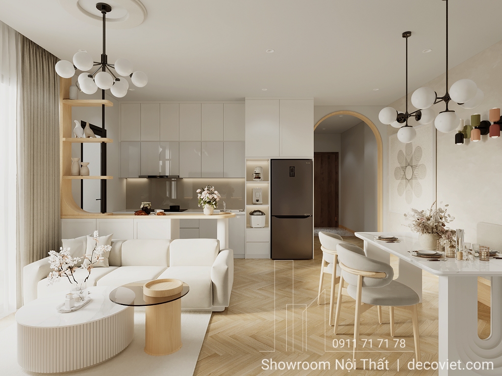 thiết kế nội thất chung cư D'Lusso Quận 2