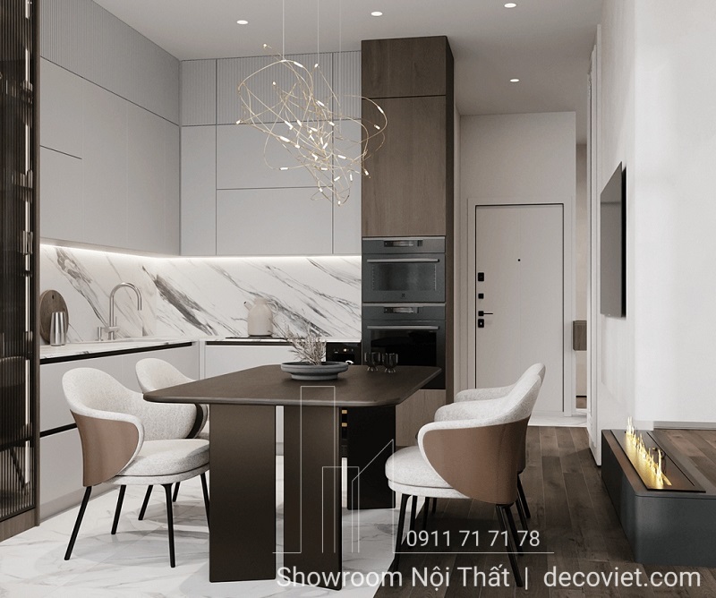 thiết kế nội thất phòng bếp