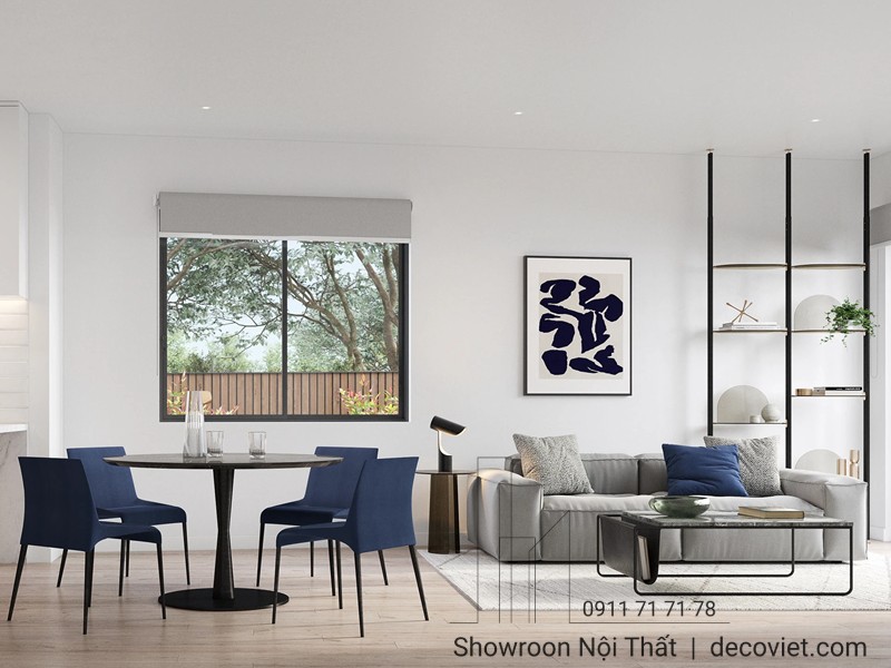 Thiết kế phòng khách trẻ trung, phù hợp gia đình trẻ