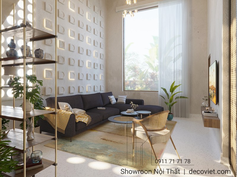hòng khách đẹp nhất hiện nay với sự cân bằng giữa công năng và thẩm mỹ.
