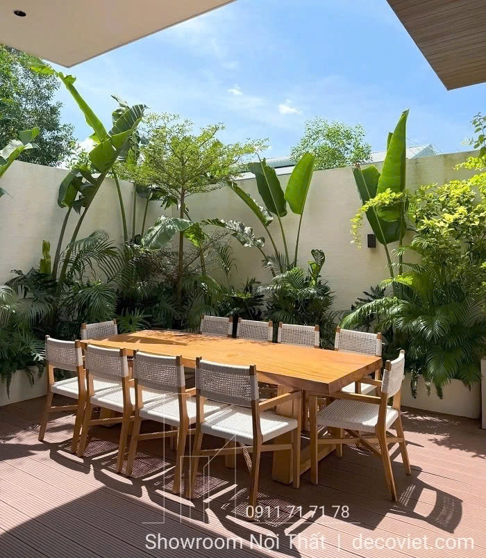 bàn ăn gỗ 10 ghế