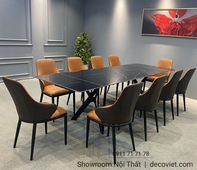 bàn ăn thông minh 10 người