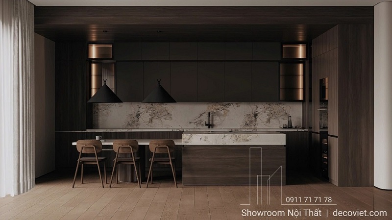 Thi công tủ bếp trọn gói – đo đạc, thiết kế và lắp đặt tại nhà
