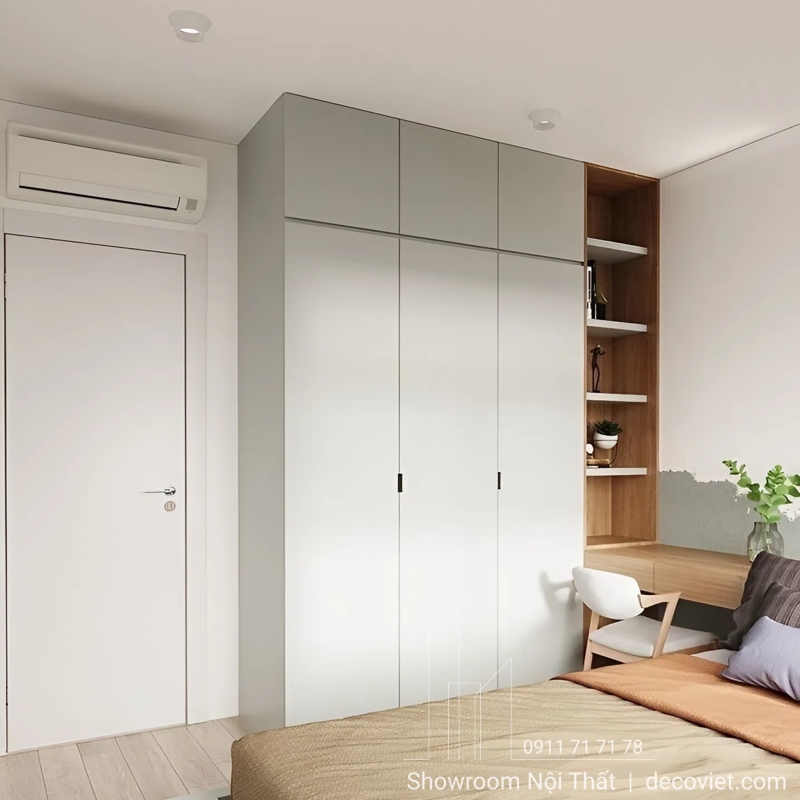 Chọn tủ quần áo theo diện tích phòng đảm bảo thẩm mỹ