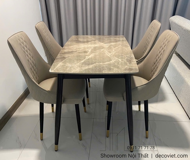 Mẫu bàn ăn 4 ghế giá rẻ dành cho gia đình 2-4 người