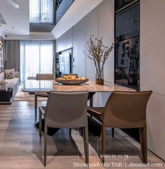 bàn ăn mặt đá 4 người