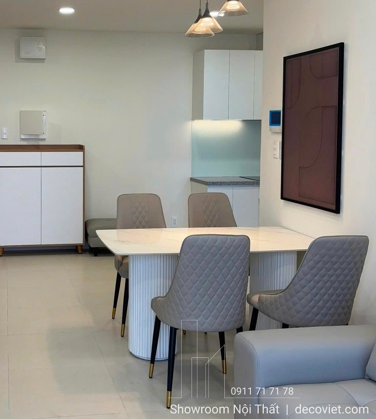 Bàn ăn 4 ghế hiện đại 2755S phong cách tối giản tinh tế