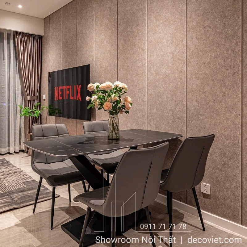 bàn ăn mặt đá 4 ghế giá rẻ