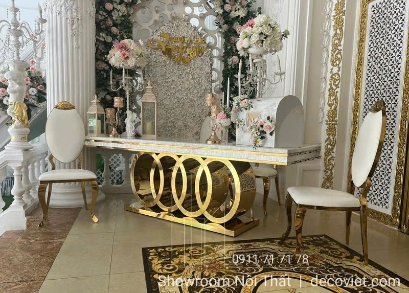 bàn ăn tẩn cổ điển hiện đại