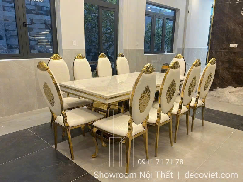 bàn ăn tân cổ điển 4 ghế nhập khẩu