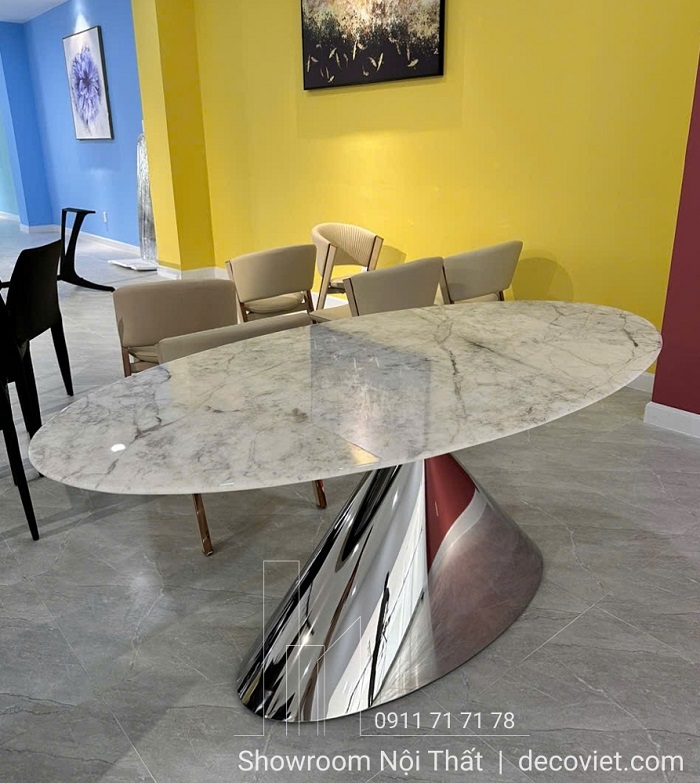 bàn ăn mặt đá nhập khẩu
