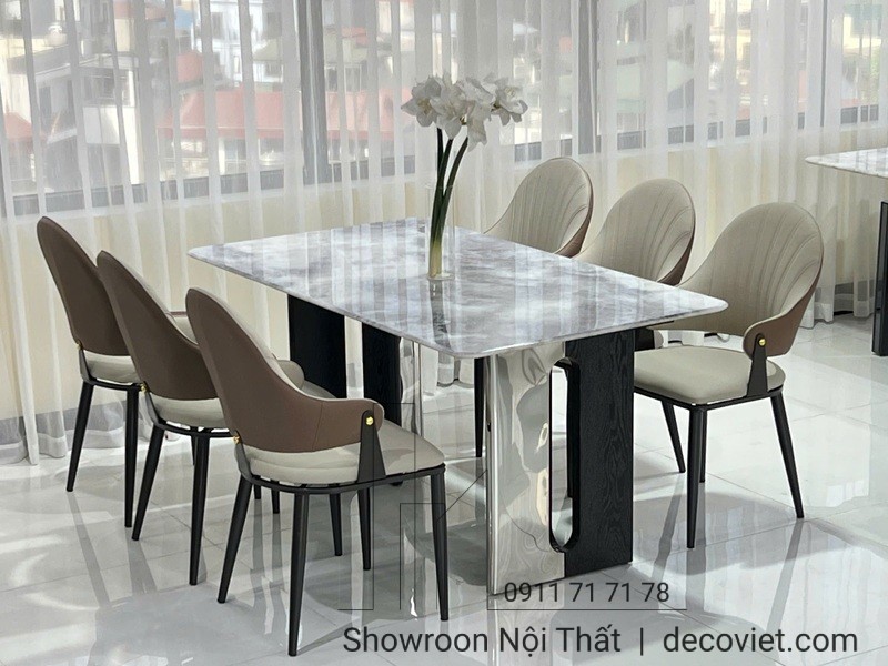 Bàn Ăn Đẹp 6 Ghế Cao Cấp Sang Trọng Hiện Đại