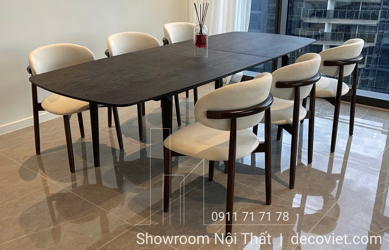 bàn ăn gỗ 6 ghế cao cấp