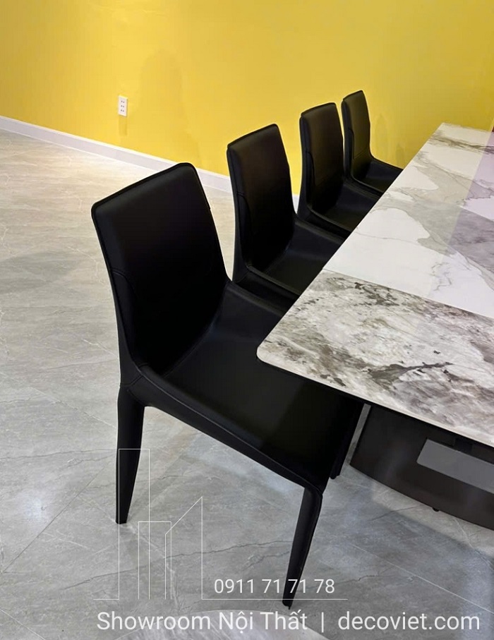 ghế ăn bọc da sang trọng