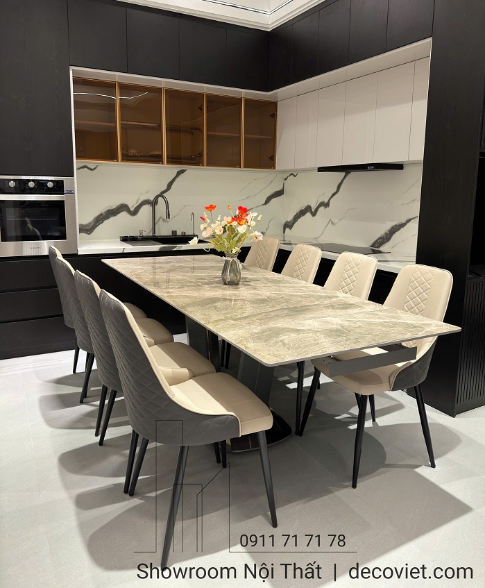 bàn ăn thông minh 8 người