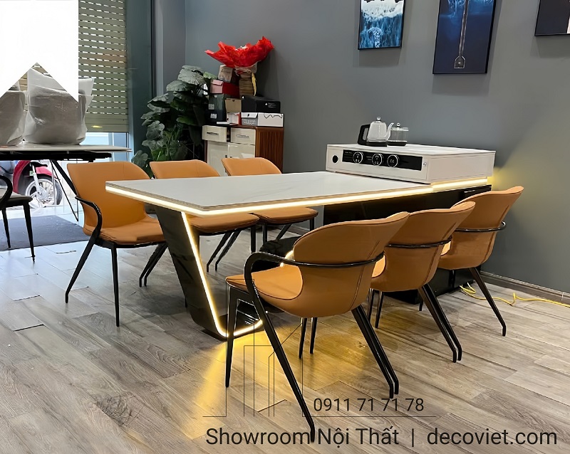 bàn ăn kết hợp đảo bếp