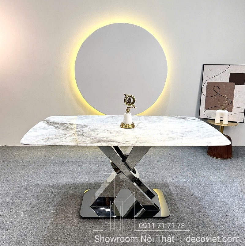bàn ăn mặt đá cẩm thạch