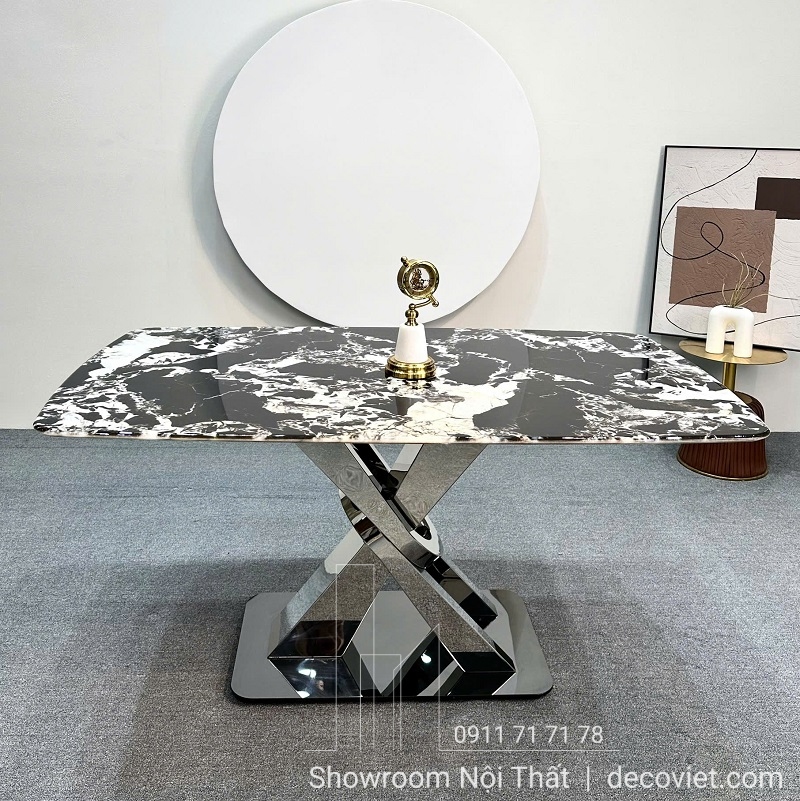 bàn ăn mặt đá cẩm thạch nhập khẩu