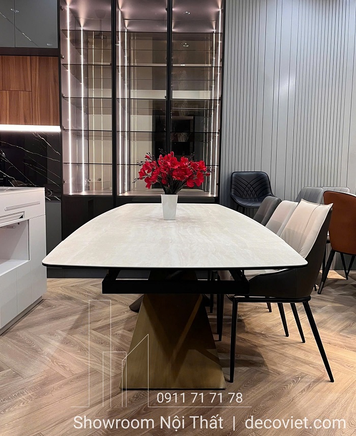 bộ bàn ăn kéo dài thông minh