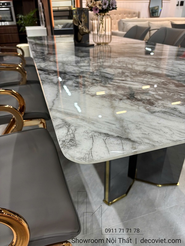 Bàn ăn nhập khẩu 8 ghế 2826S thiết kế đẳng cấp tại DecoViet