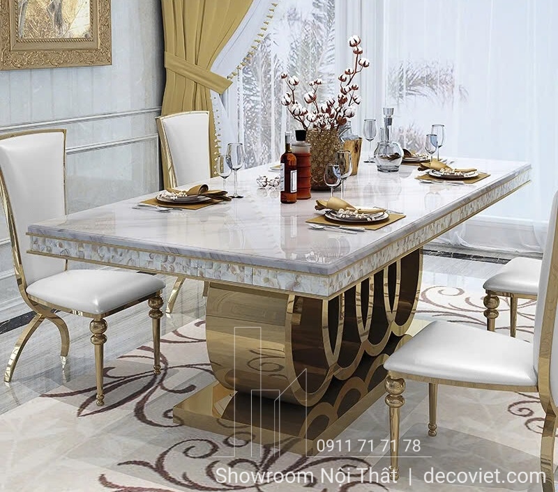 bàn ăn tân cổ điển nhập khẩu