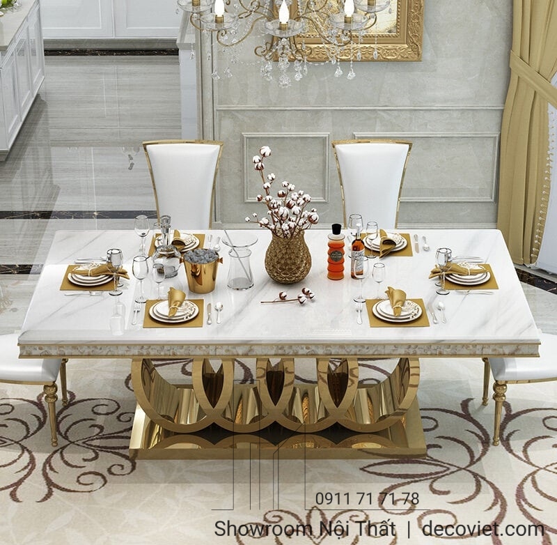 bàn ăn tân cổ điển cao cấp