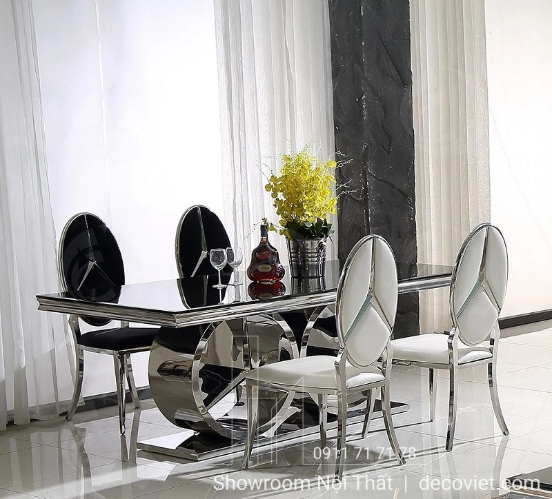 bàn ăn tân cổ điển sang trọng