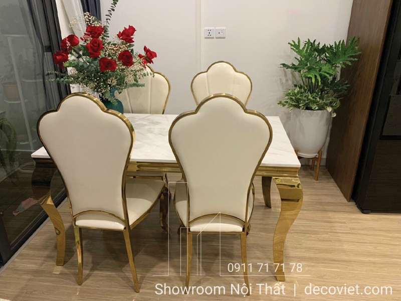 bàn ghế ăn tân cổ điển