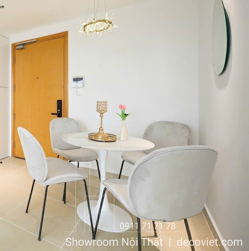 bàn ăn tròn 4 ghế giá rẻ