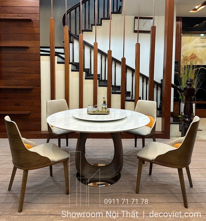 bàn ăn tròn tân cổ điển nhập khẩu