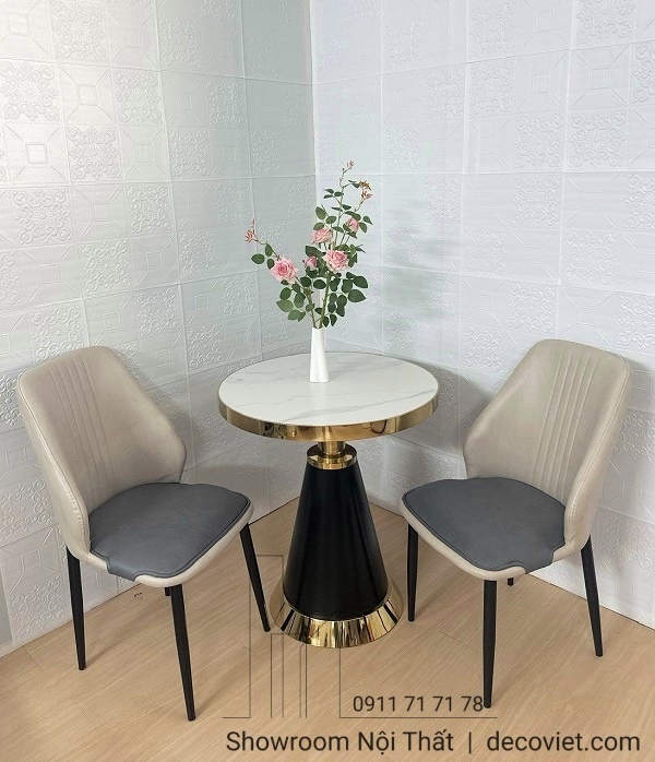 bàn cafe tròn hiện đại