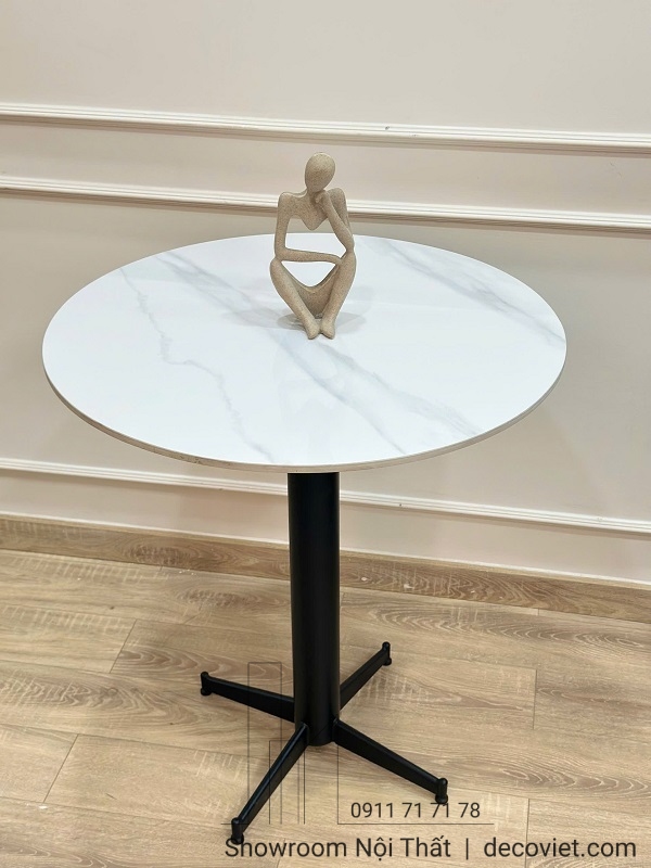 Mẫu bàn tròn cafe bền đẹp, lý tưởng cho quán trà sữa và nhà hàng