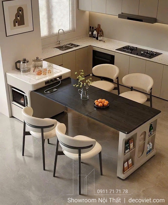 Bàn đảo bếp gấp gọn thông minh 2800S đa năng 3 trong 1