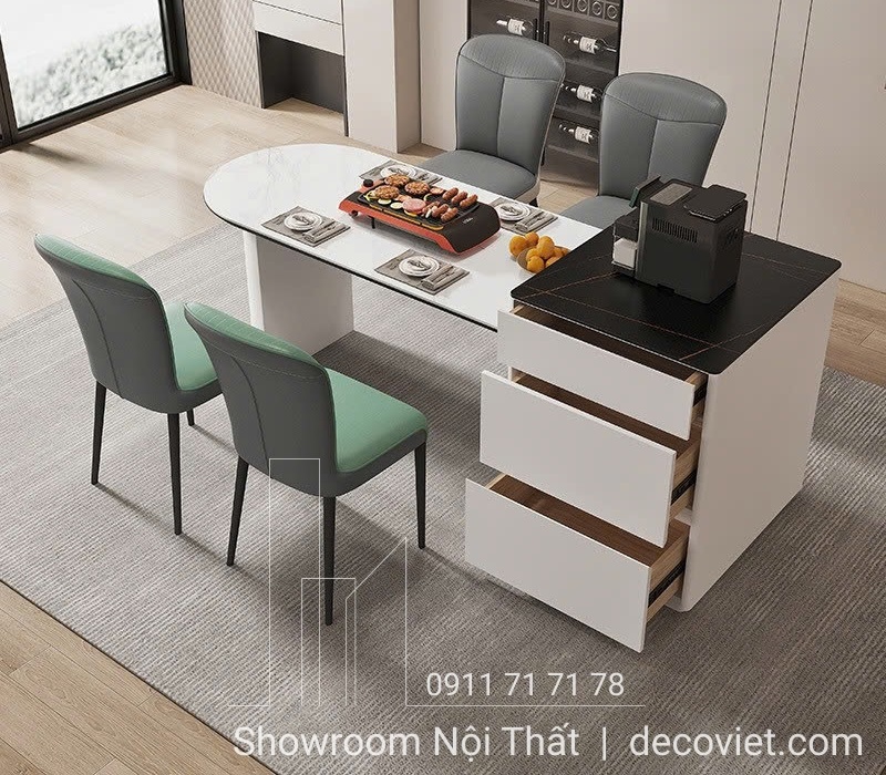 bàn đảo bếp thông minh