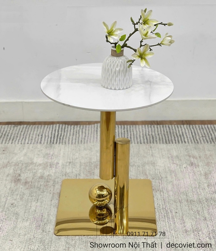 Mẫu bàn decor nhỏ gọn trang trí phòng khách hiện đại tại Nhà Decor