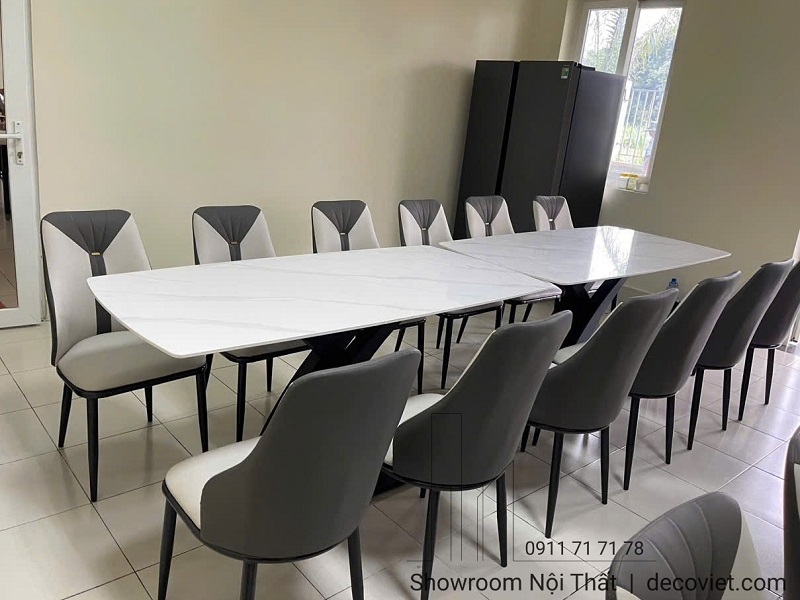 Bộ bàn ghế nhà ăn – căn tin 2803S hiện đại, dễ vệ sinh