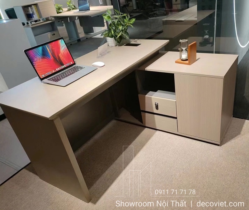 bàn giám đốc thiết kế tủ để hồ sơ tiện nghi