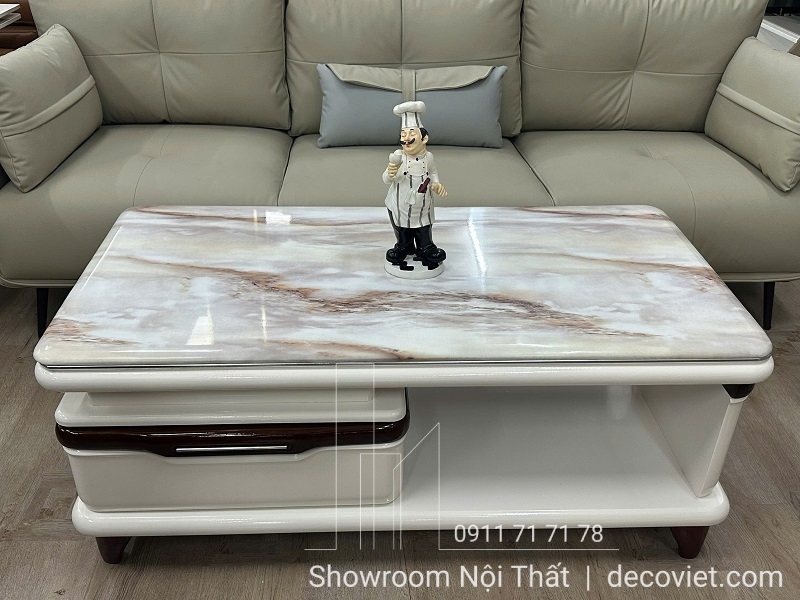 bàn sofa mặt đá hiện đại