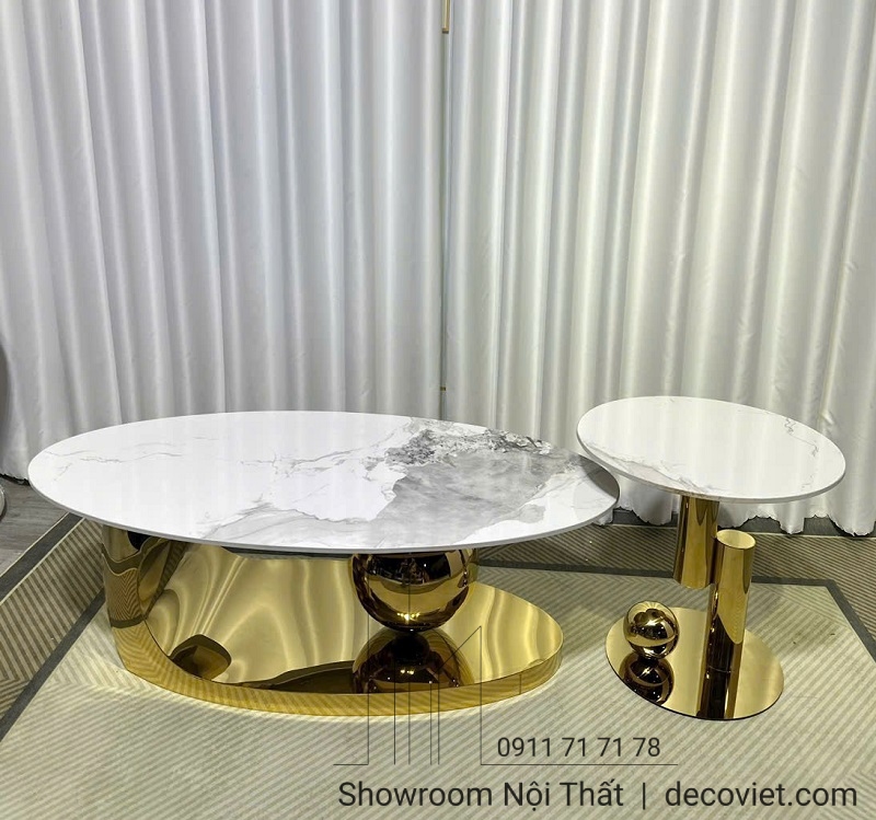 bàn trà mặt đá nhập khẩu