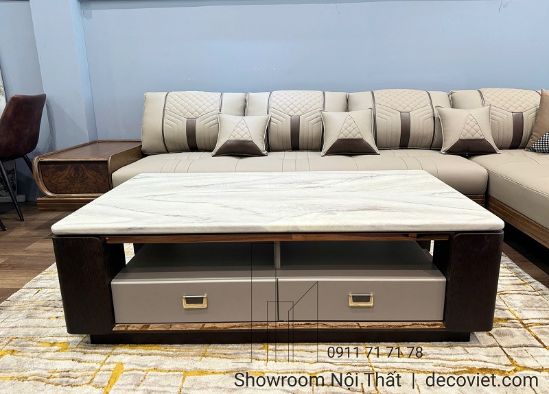 bàn trà mặt đá nhập khẩu