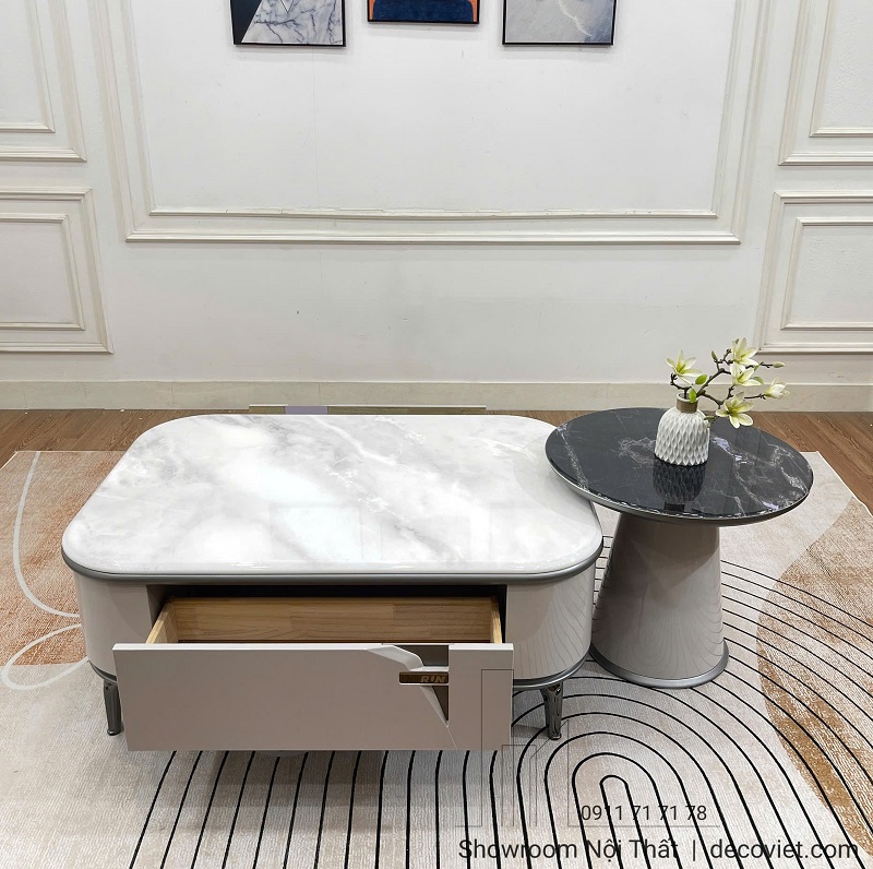 Bàn sofa phòng khách đẹp 476S gam màu trung tính