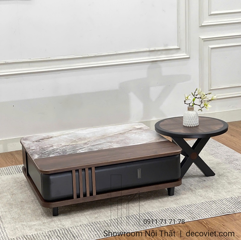 Bàn sofa phòng khách nhập khẩu 438S sang trọng hiện đại