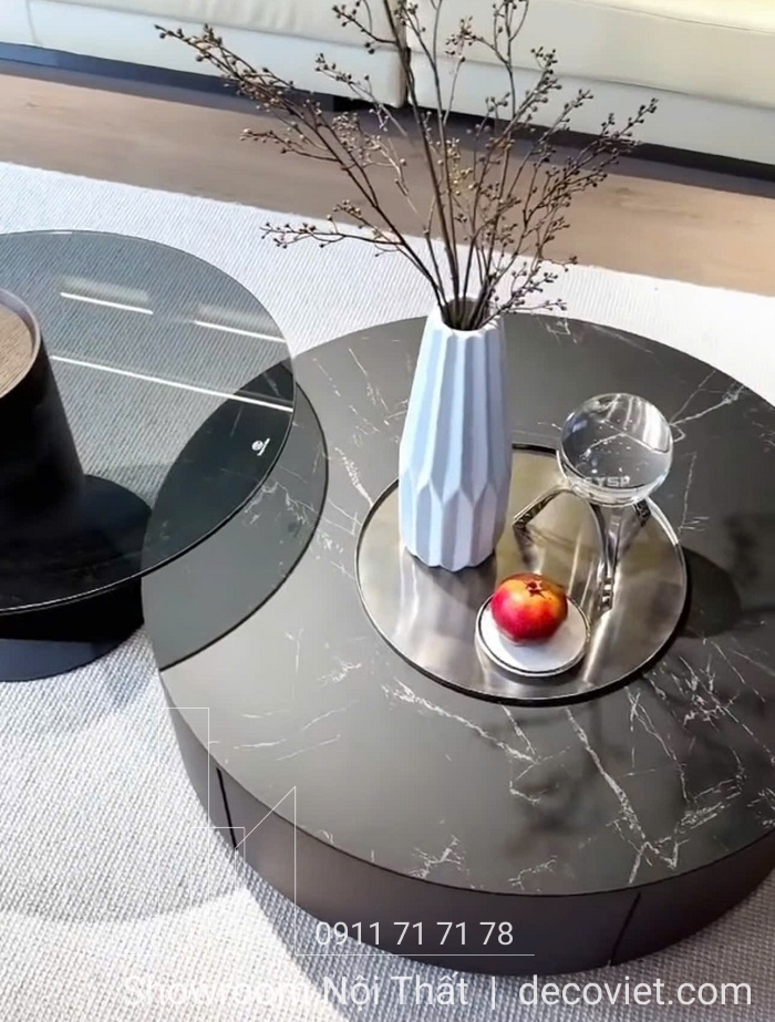 bàn trà đôi hiện đại nhập khẩu