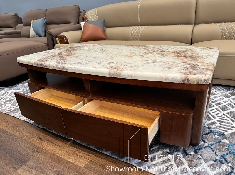 Thiết kế bàn trà phòng khách đẹp nhập khẩu hiện đại