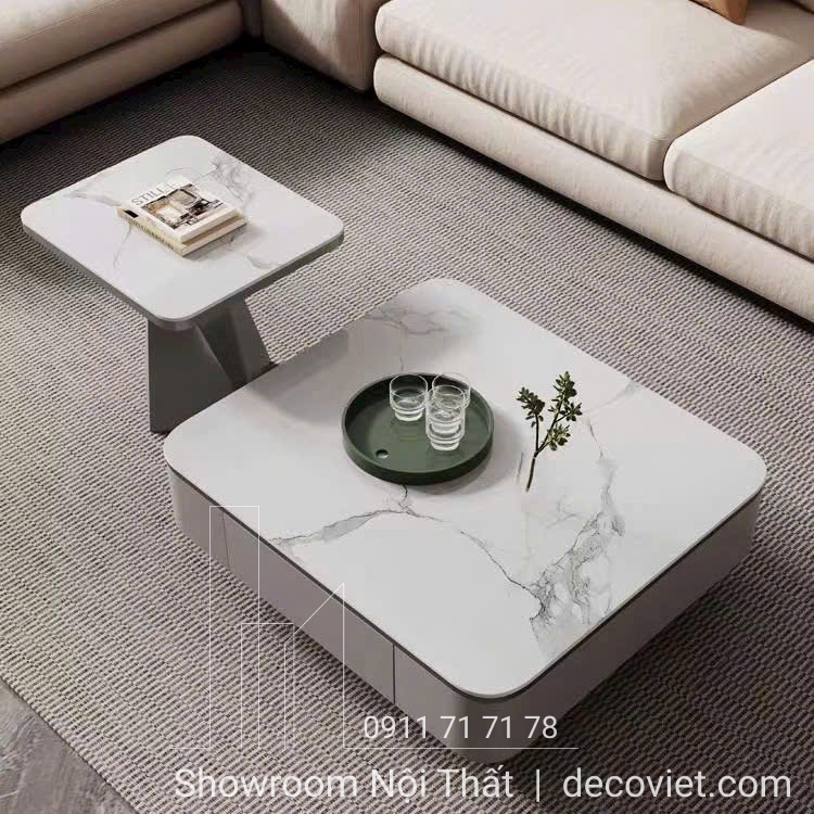 bàn trà mặt đá hiện đại